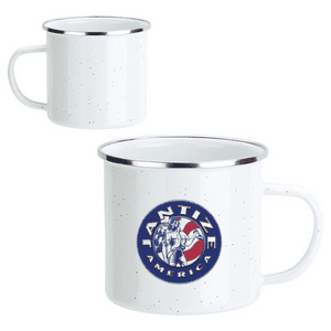 A Jantize coffee mug can compliment a professional uniform.